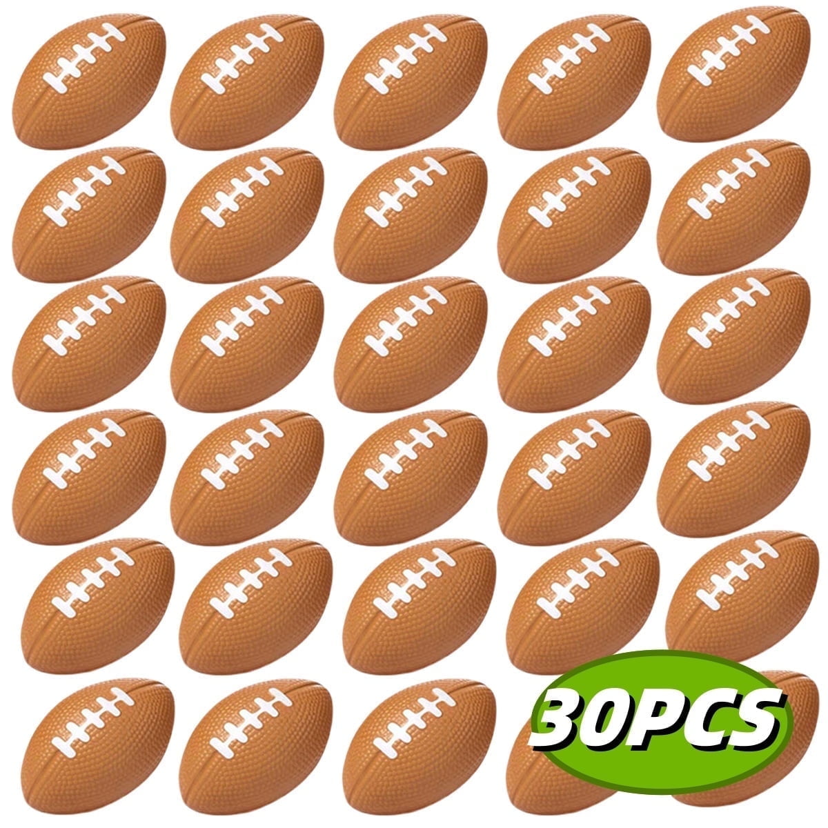 Mini Football Mini Foam Football for Football Party Favors Carnival Reward and Outdoor Games 30pcs