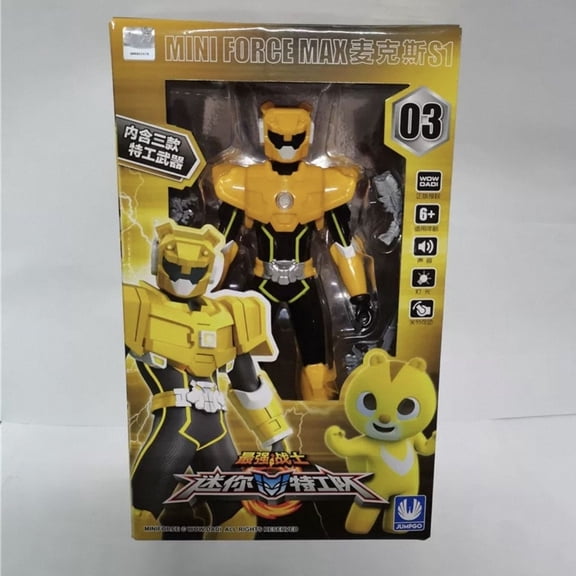 Mini Force Bolt, Volt, Semi & Max Ranger | LED Action Figures
