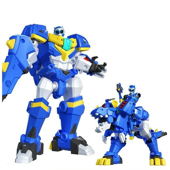 Mini Force Penta X Bot Volt Pentat Bolt Transformer Robot Car Korean Toy Penta X Machine 5.89In Blue