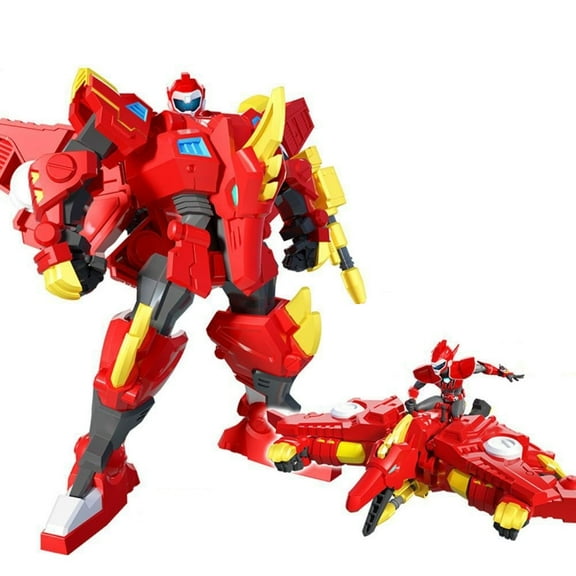 Mini Force Penta X Bot Volt Pentat Bolt Transformer Robot Car Korean Toy Penta X Machine 5.89In Red