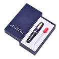 thumbnail image 1 of Mini Fountain Pen Extra Fine Nib Transparent Eyedropper Filling, Short Resin Pocket Pen Large Capacity, 1 of 6