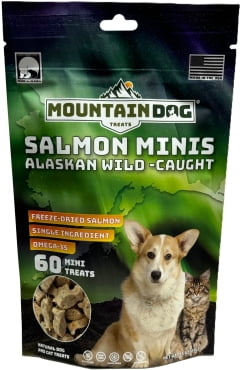 Mini Freeze Dried Salmon Treat 60pc