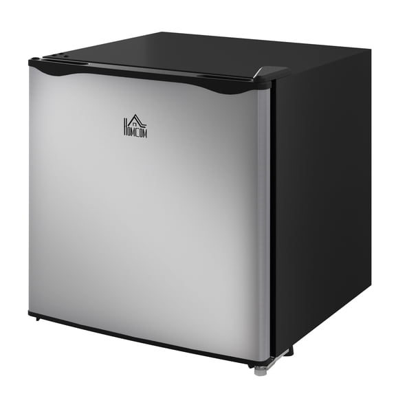 Mini Freezer 1.1 Cu.Ft, Compact Upright Freezer, Removable Shelf, Adjustable Temp, Silver - for Dorm, Office, RV, Apartment