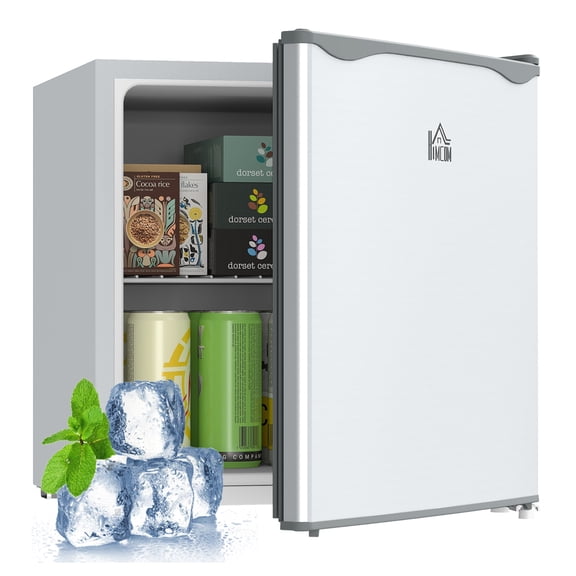 Mini Freezer 1.1 Cu.Ft Countertop, Compact Upright Freezer with Adjustable Thermostat, Removable Shelf, Gray - for Dorm, Office, RV