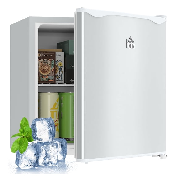 Mini Freezer 1.1 Cu.Ft Countertop Freezer, Compact Upright Freezer with Adjustable Temp, Removable Shelf, R600a Compressor, White - Ideal for Apartment, Dorm, Office