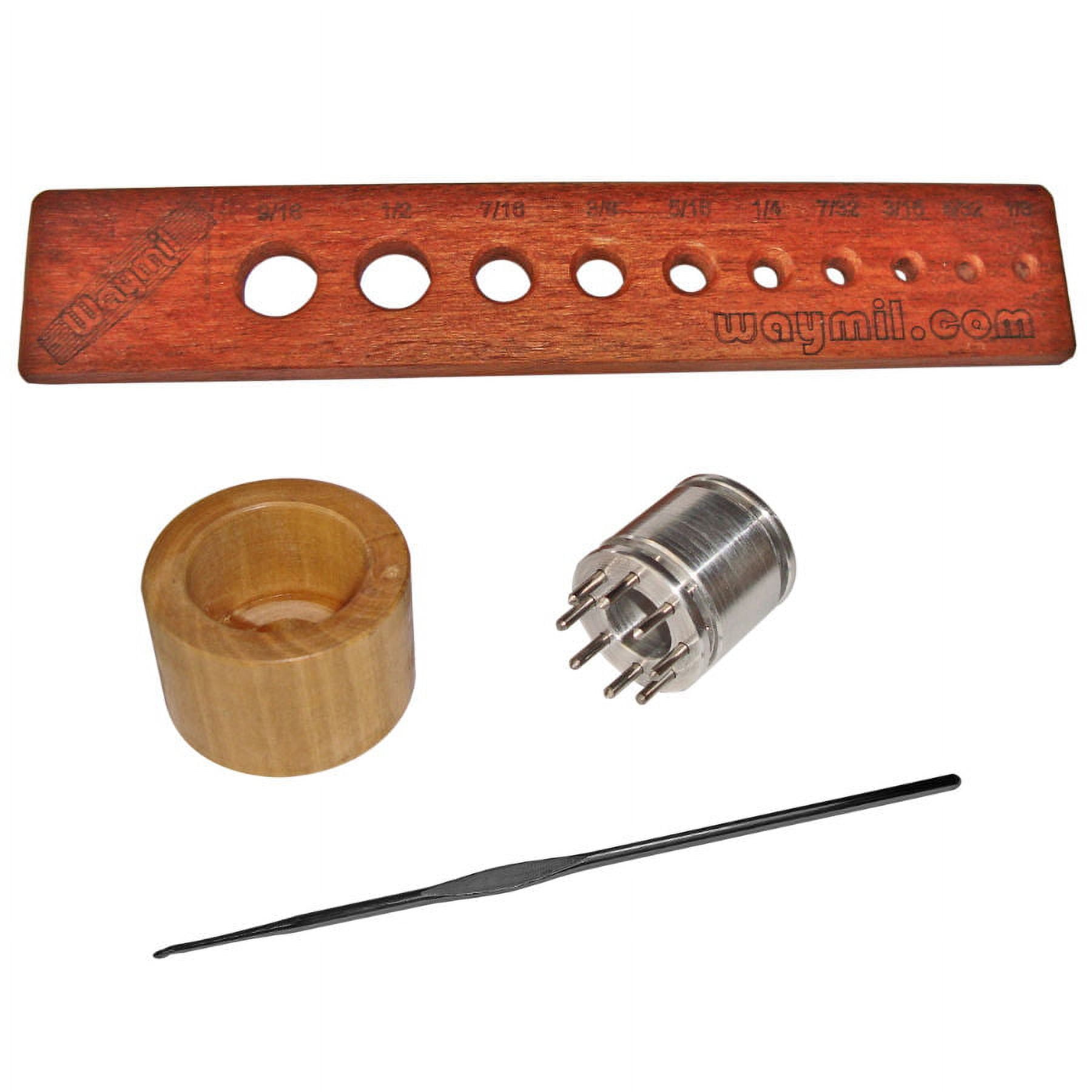 Mini French Loom maker For Cords, Leather, Metal Wires With Draw plate