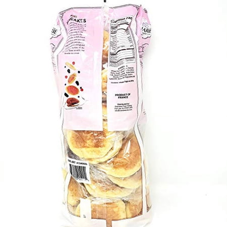 Mini French Pancakes Made in France Individually Wrapped Packs (50 Pancakes Total)