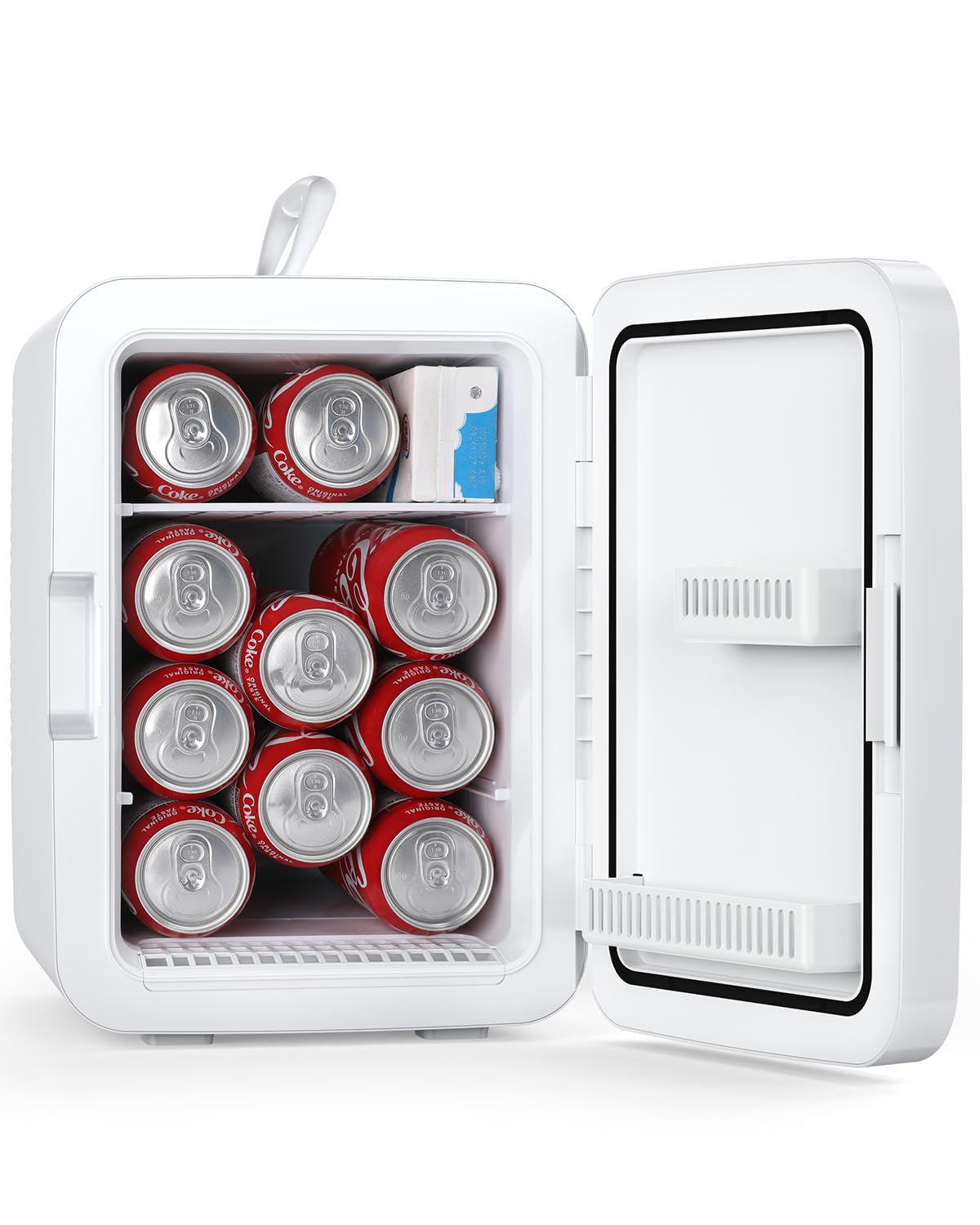 Mini Fridge,10 Liter/2.6 Gal/15 Can Portable Mini Refrigerator Small ...