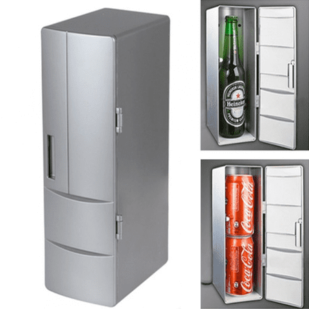 Mini Fridge, Hot and Cold Dual Use, USB Powered, Suitable for Car and Dorm Use, Silent Operation