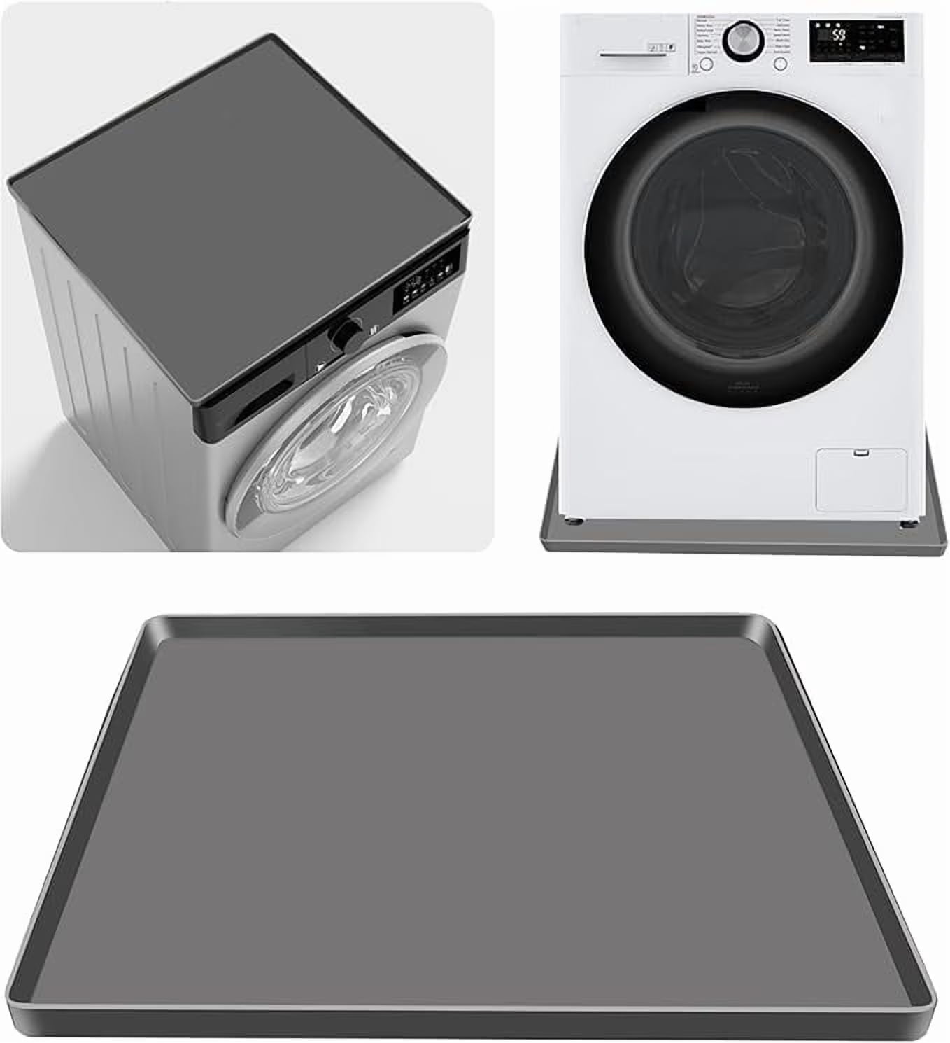 Mini Fridge Mat, 24''x24'' X0.8'' Mini Fridge Drip Trays Mat for Carpet ...