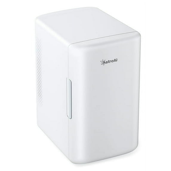 Mini Fridge Portable, Compact Refrigerator, 6L Capacity, Personal Cooler One Door, White