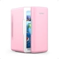 thumbnail image 1 of AstroAI Pink Mini Fridge, Personal Refrigerator 6 Liter/8 Cans Makeup Skincare Fridge 110V AC/ 12V DC Portable Thermoelectric Cooler and Warmer Little Tiny Fridge for Bedroom, Beverage, Skincare, 1 of 7