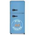 Mini Fridge Refrigerator with Freezer Bedroom Dorm Blue 3.5 Cu.ft