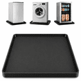 thumbnail image 1 of Mini Fridge Silicone Mat,24''x24''x0.5'', Under Refrigerator Mat Mini Fridge Drip Pan Prevents Appliance Leakage Water Spills, Protects the Floor From Damage and Cleanliness(Black), 1 of 12