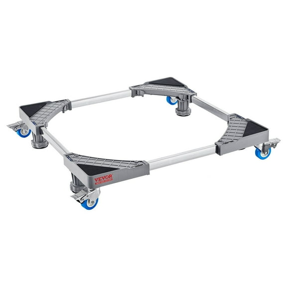 Mini Fridge Stand 400 lbs Load 4 Strong Feet 4 Locking Swivel Wheels Universal Mobile Base for Washer Dryer Washing Machine and Refrigerator