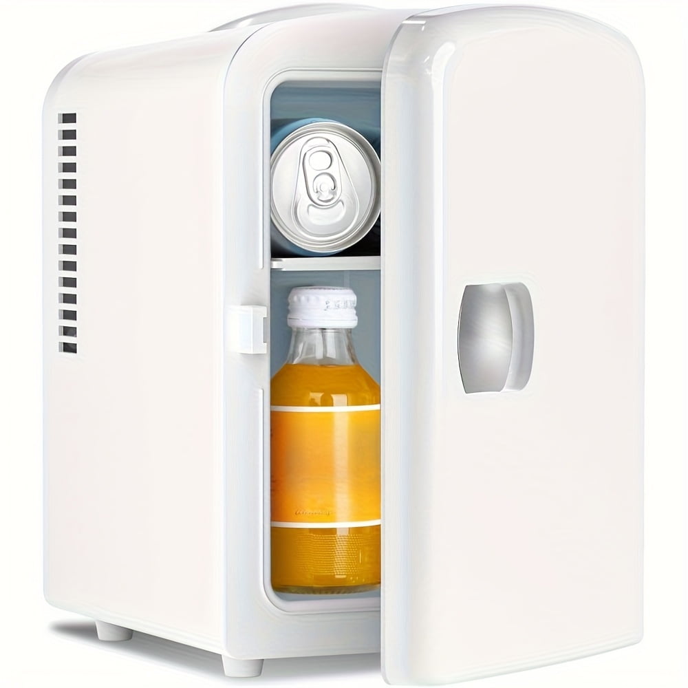 Mini Fridge for Skincare and Drinks, 1.06 Gal Portable Refrigerator for Bedroom