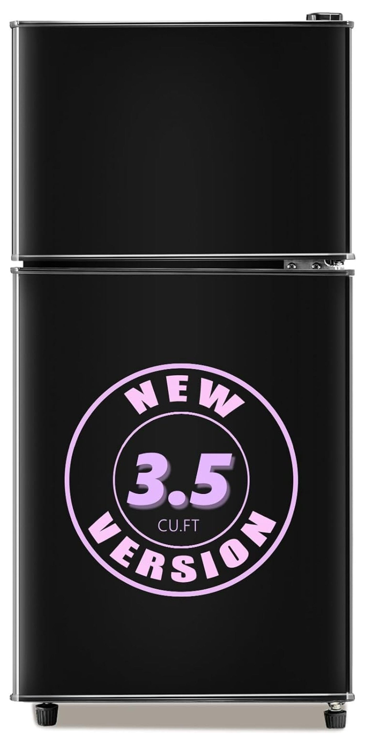 Mini Fridge with Freezer Refrigerator Bedroom Dorm Black 3.5 Cu.ft