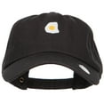 thumbnail image 1 of Mini Fried Egg Embroidered Unstructed Cap - Black OSFM, 1 of 5