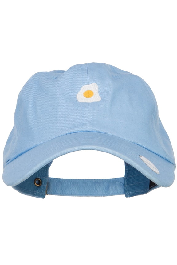 Mini Fried Egg Embroidered Unstructed Cap - Blue OSFM
