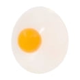 thumbnail image 1 of Mini Fried Egg Squishy Relaxation Toy with Soft Squeezable Design, 1 Piece 2.5 Inch, White and Yellow, for Focus and Relaxation, Squeeze Toy, 1 of 7