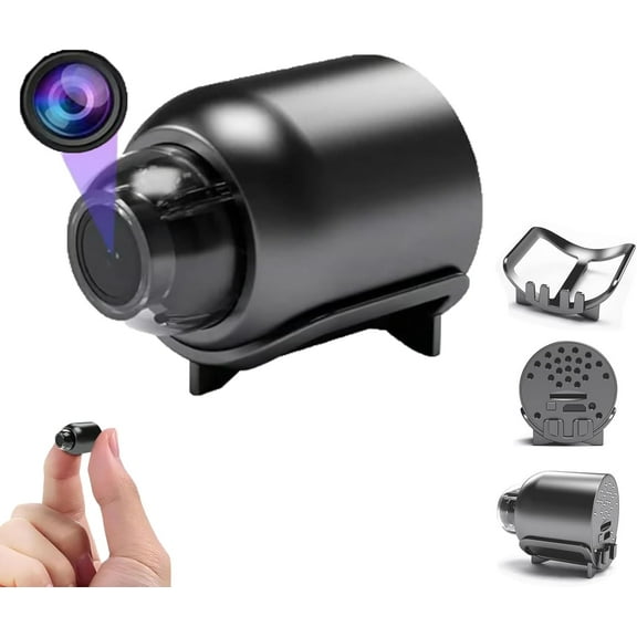 Mini Full HD 4k Security Camera, Mini WiFi Camera Wireless, MiniWireless WifiCamera 1080p, Motion Detection Remote Monitoring, for Home Office Store Warehouse (2PC)