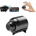 thumbnail image 1 of Mini Full HD Security Camera, 1080P HD Mini WiFi Wireless Hidden Camera, 160° Wide Angle, Compatible with Android and iOS for Baby Room, Home Office, 1 of 7