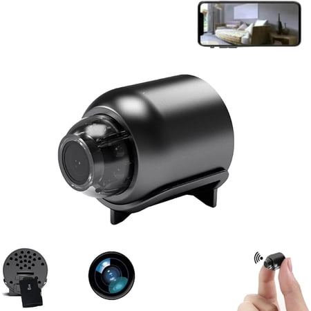 Mini Full HD Security Camera,4G Wireless WiFi Camera HD, Cat Eye Security Camera with Night Vision, Motion Detection, Remote Monitoring for Home, Office, Car