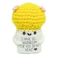 thumbnail image 1 of Mini Funny Positive Potato, Knitted Potato Toy with Positive Card Creative Cute Wool Inspirational Potato Crochet Doll Cheer Up Gifts for Friends Party Christmas Decor, 1 of 2