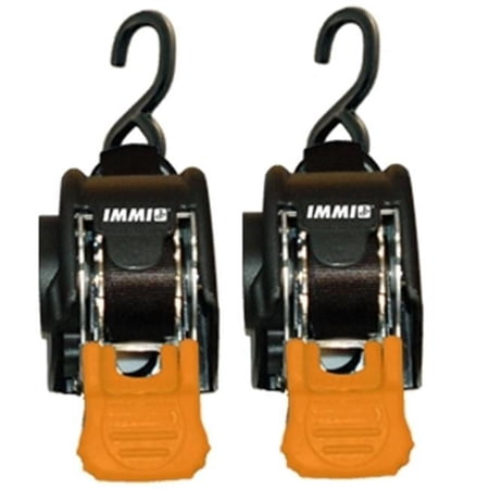 Mini G3 Retractable Ratchet Tie-Down - 1 .in x 72 .in Pair