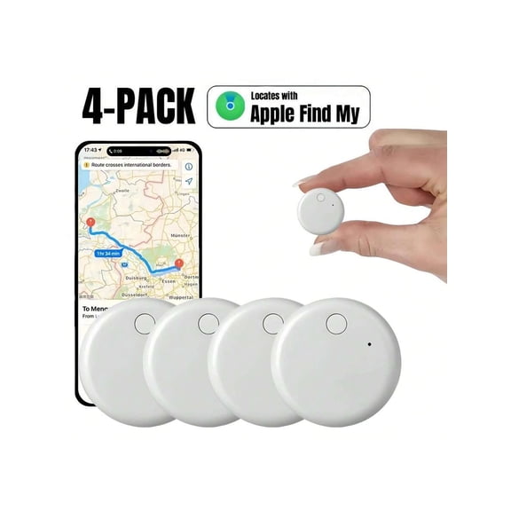 Mini GPS Tracker 4/8pcs, Intelligent Locator for Pets, Cars, Keys, Bags & Luggage, Accurate Outdoor Positioning - Valentine's Day & New Year Gift