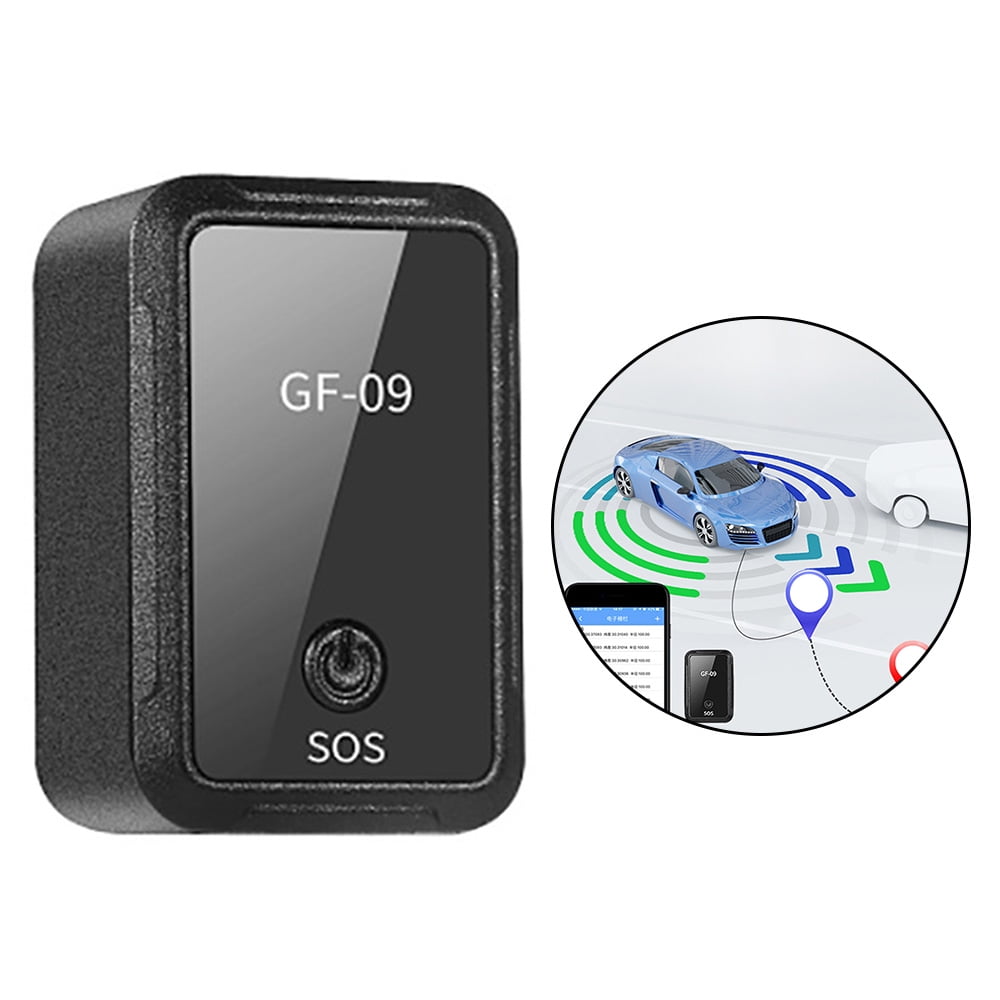 Prettyui Mini GPS Tracker For Car GPS Locator Anti-theft Tracker Kids Teens  Olds Anti-Lost Record Tracking Device Voice Control 