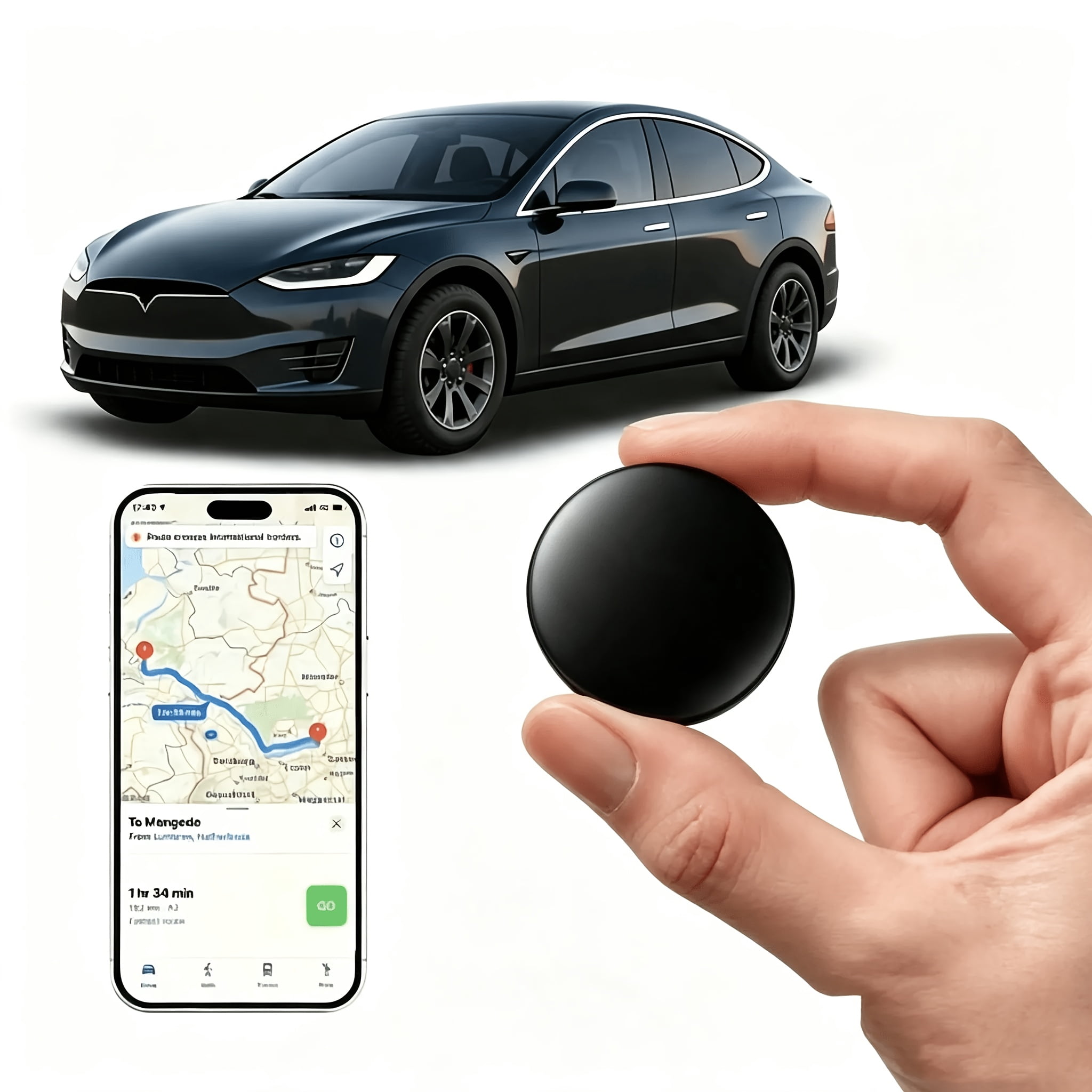 Mini GPS Tracker, Wireless Portable Anti‑Theft Locator, Real‑Time ...