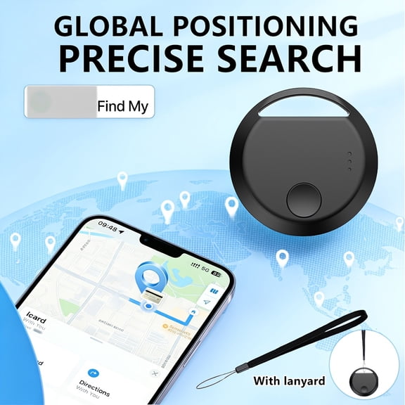 Mini GPS Tracker for Cars - Real-Time Vehicle Locator, No Monthly Fees, iOS Compatible, Easy Install for Trucks, SUVs, Cars, Battery-Free & Durable