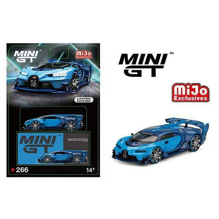 Mini GT 1:64 Mijo Exclusive USA Bugatti Vision Gran Turismo Blue Limited  Edition. (IN STOCK)