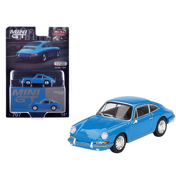 1963 Porsche 901 Blue "Quickblau" Limited Edition to 3600 pieces Worldwide 1/64 Diecast Model Car by Mini GT