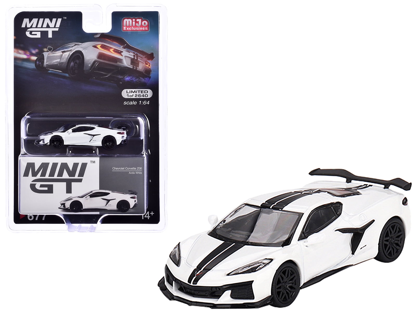 Mini GT 2023 Chevrolet Corvette C8 Z06 - Artic White