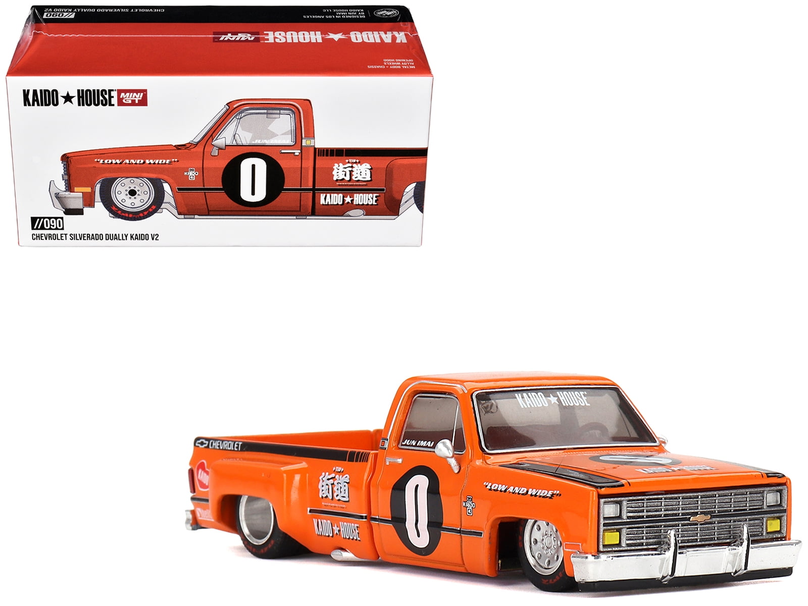 【即出荷】 House Kaido GT Mini Chevrolet Orange - V2 Dually Silverado トリートメント