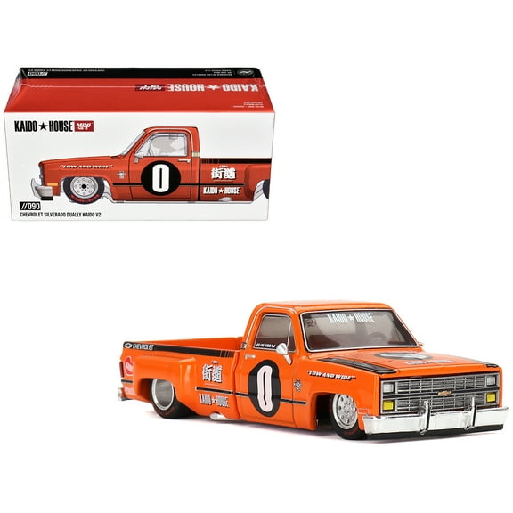Mini GT Kaido House Chevrolet Silverado Dually V2 - Orange