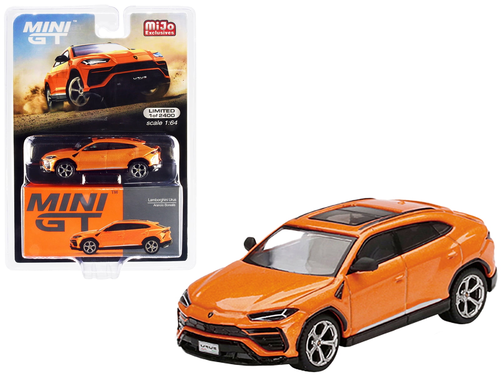 ミニカー MINI GT Lamborghini Urus Arancio Boreali Mini GT Lamborghini Urus Arancio Borealis - Walmart.com