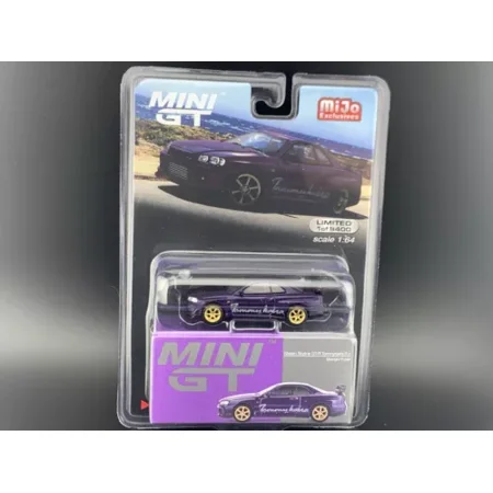 Dronehint.com Mini GT Nissan GT-R R34 Tommykaira RZ Midnight Purple MGT00616 1/64