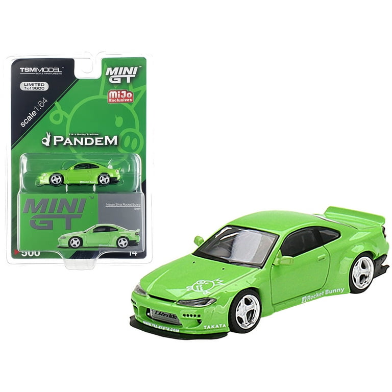 ミニカー MiniGT S15 Green Rocket Bunny Rocket Bunny NISSAN S15 SILVIA Green (RHD) 1/64MINIGT MGT00500-R G