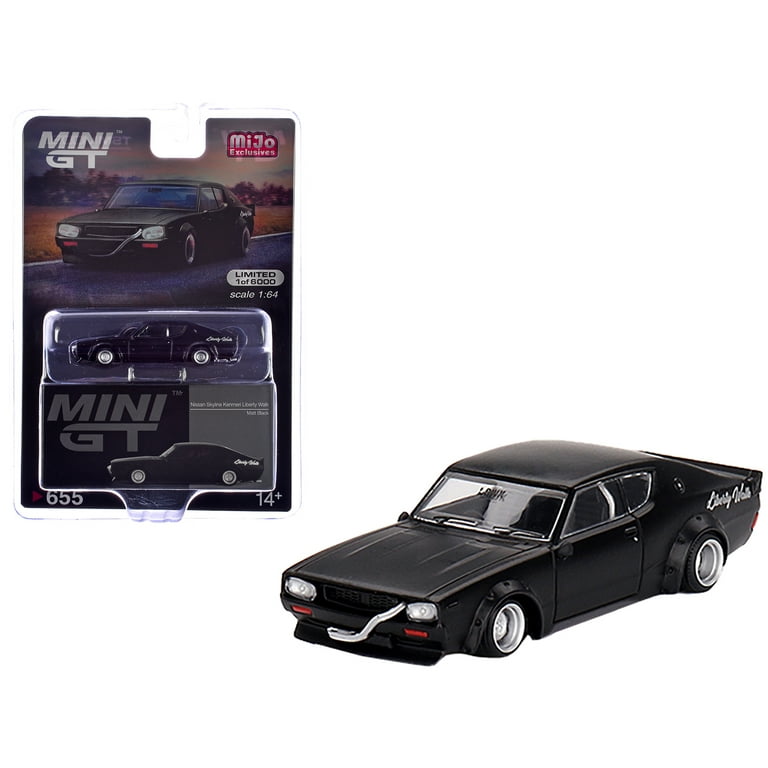 Mini GT Nissan Skyline Kenmeri Liberty Walk - Matte Black Mini GT Nissan Skyline Kenmeri Liberty Walk - Matte Black