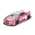 thumbnail image 1 of Dronehint.com Mini GT x Kaido House 1:64 Nissan GT-R (R34) Kaido Racing Factory V1 Pink, 1 of 1