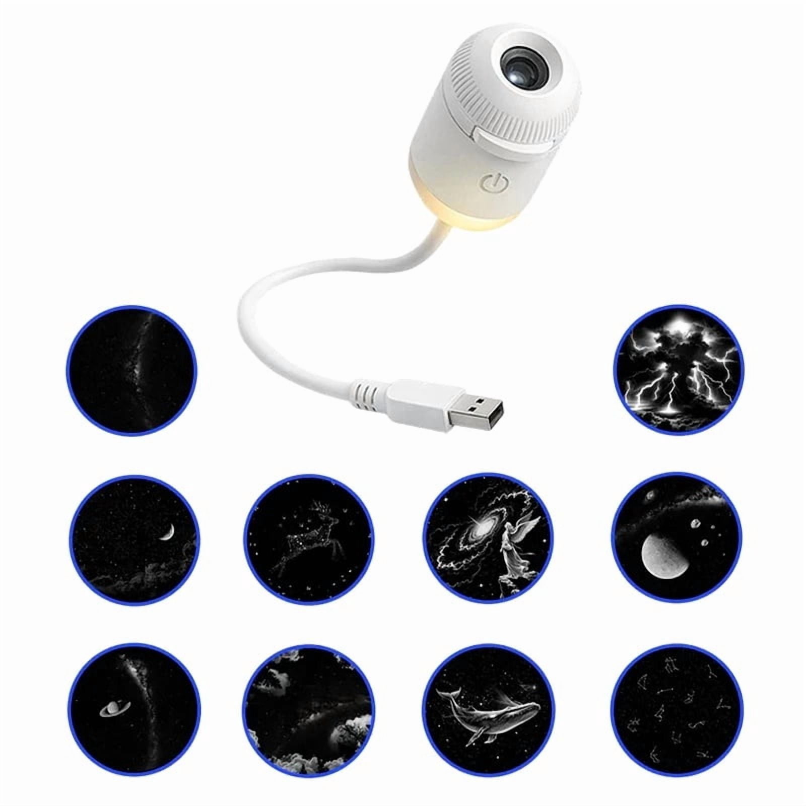 Mini Galaxy Star Projector Two In One Night Light Home Background ...