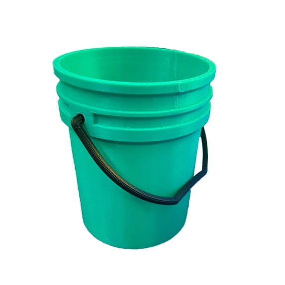 Mini Gallon Bucket 3D Printed Decor, Green Miniature Drink Can Statue, Perfect Gift For Home Desk Party Table Decorations For Christmas New Year Housewarming, 1 Pcs Small Fake