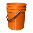thumbnail image 1 of Mini Gallon Bucket, 3D Printed Decorative Gift, Bright Orange Table Accent For Home Office Bookshelf Display, 1 of 2