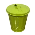 thumbnail image 1 of Mini Galvanized Can with Lid,Small Metal Buckets with Lids, Wastebasket Can, Metal Rubbish Bin, Tabletop Can, Flower Pot Pen Holde , Waste Receptacles and Liners, Decorations Happy Day!, 1 of 4