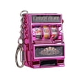 thumbnail image 1 of Mini Gambling Slot Machine Key Chains Creative Arcade Pocket Fruit Lucky Jackpot Gadget Antistress Toy Funny Games Keychain Ring, 1 of 16