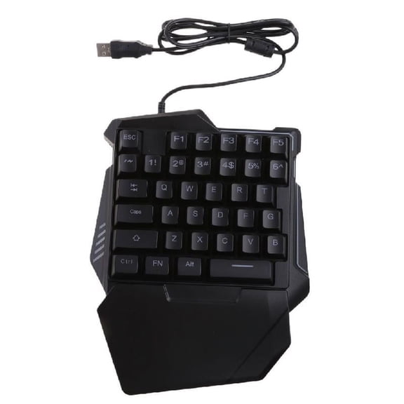 Mini Gaming Keyboard G101 One-Handed RGB Backlit Ergonomic Gamers Keypad 35 Keys