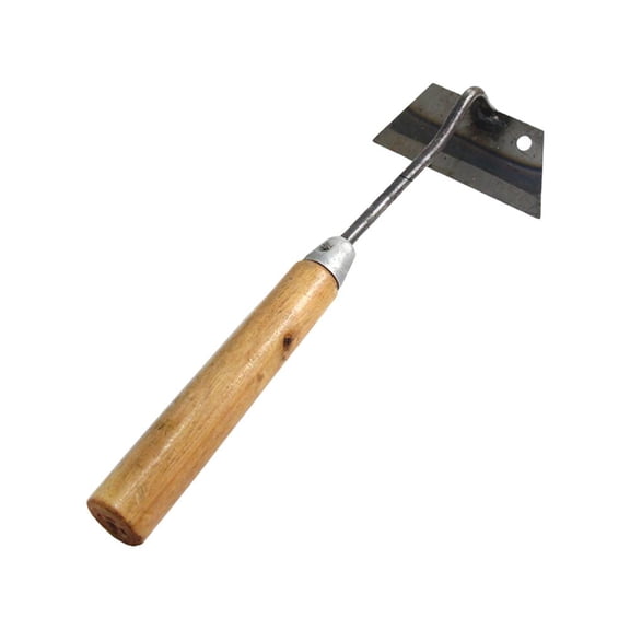 Mini Garden Hoe, Crescent & Square Hollow Head Hand Cultivation Tool for Soil Loosening, Weeding, Vegetable & Flower Planting